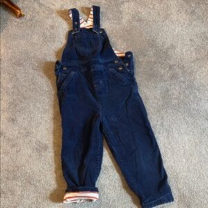 Baby Boden Navy Corduroy Overalls